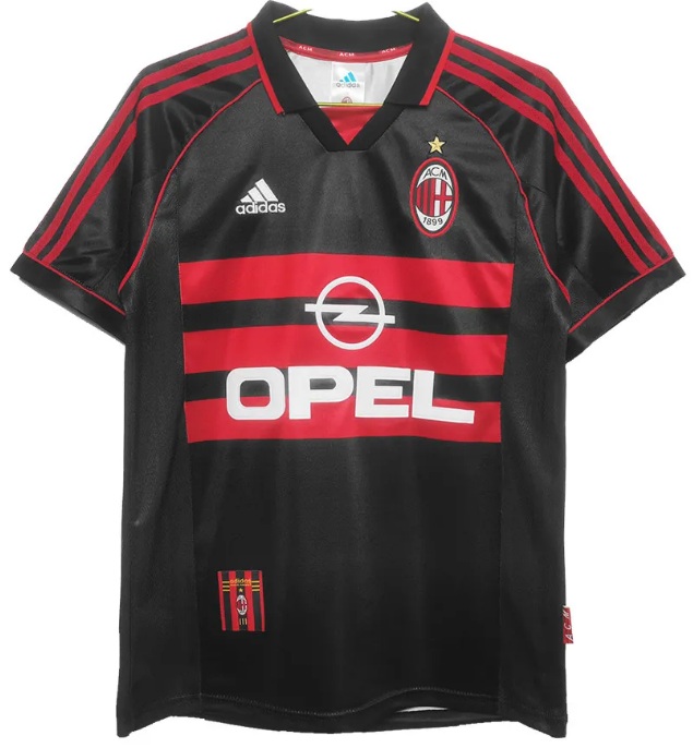 Camisa III Milan 1998 1999 Adidas retro